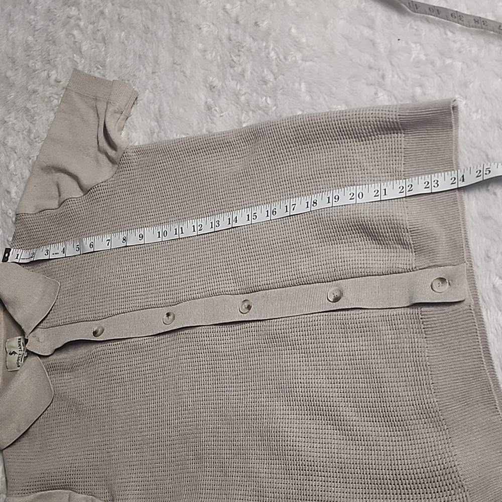 Beige Button-Up Shirt - Picture 5 of 8